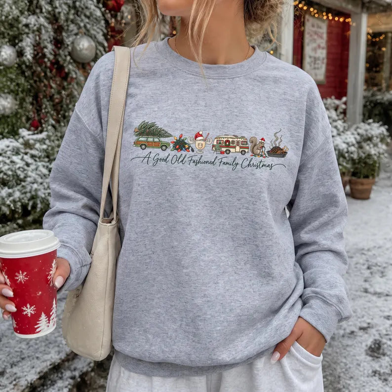 Holiday Movie Lover Sweatshirt, Christmas Vacation Griswold Crewneck Gift, Griswold Crewneck