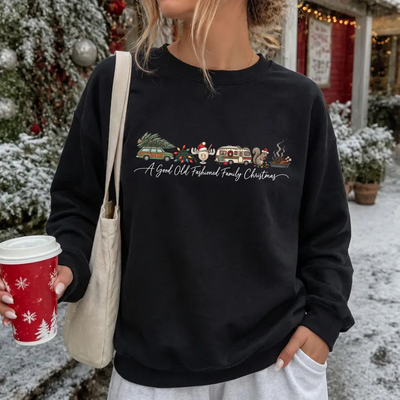 Holiday Movie Lover Sweatshirt, Christmas Vacation Griswold Crewneck Gift, Griswold Crewneck