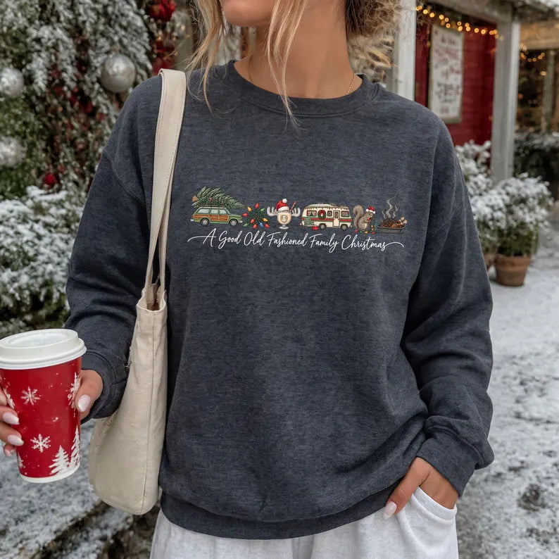 Holiday Movie Lover Sweatshirt, Christmas Vacation Griswold Crewneck Gift, Griswold Crewneck