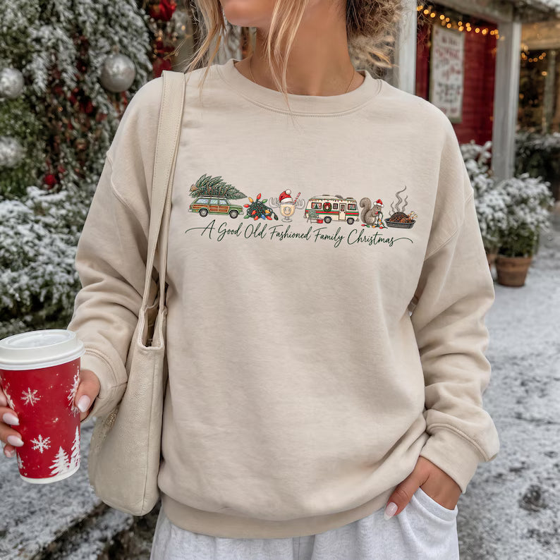 Holiday Movie Lover Sweatshirt, Christmas Vacation Griswold Crewneck Gift, Griswold Crewneck