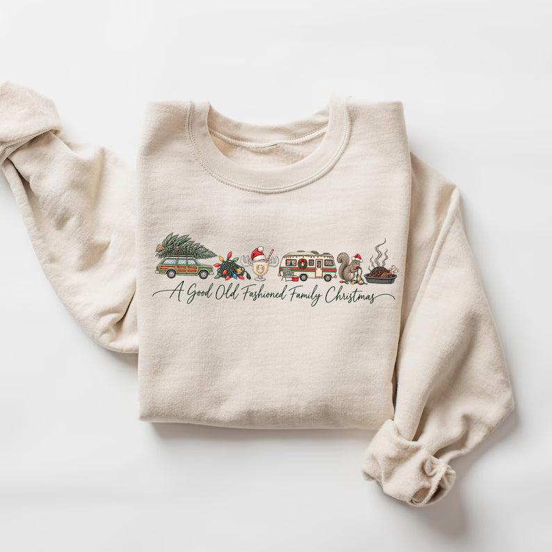 Holiday Movie Lover Sweatshirt, Christmas Vacation Griswold Crewneck Gift, Griswold Crewneck