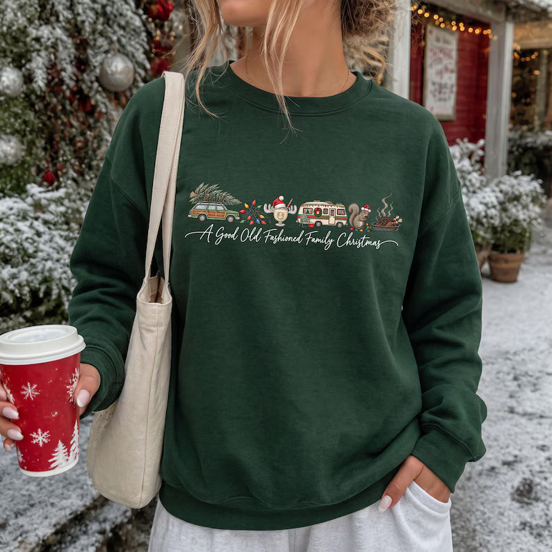 Holiday Movie Lover Sweatshirt, Christmas Vacation Griswold Crewneck Gift, Griswold Crewneck