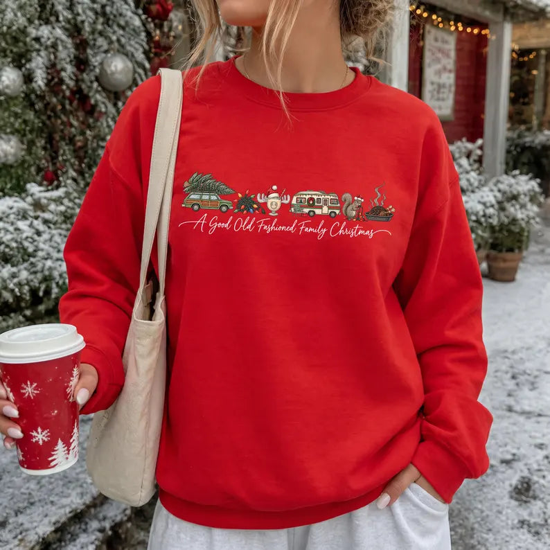 Holiday Movie Lover Sweatshirt, Christmas Vacation Griswold Crewneck Gift, Griswold Crewneck